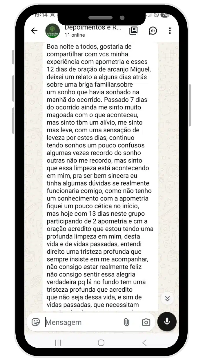 Depoimento de cliente do Casa Evolução