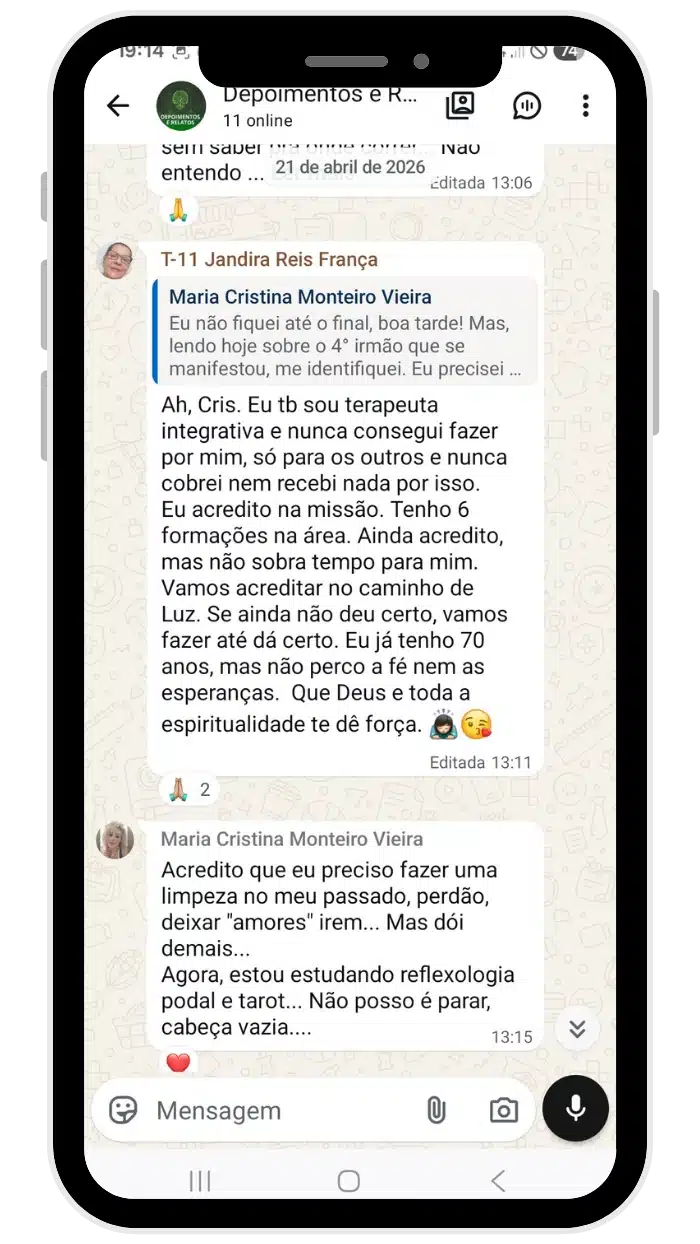 Depoimento de cliente do Casa Evolução