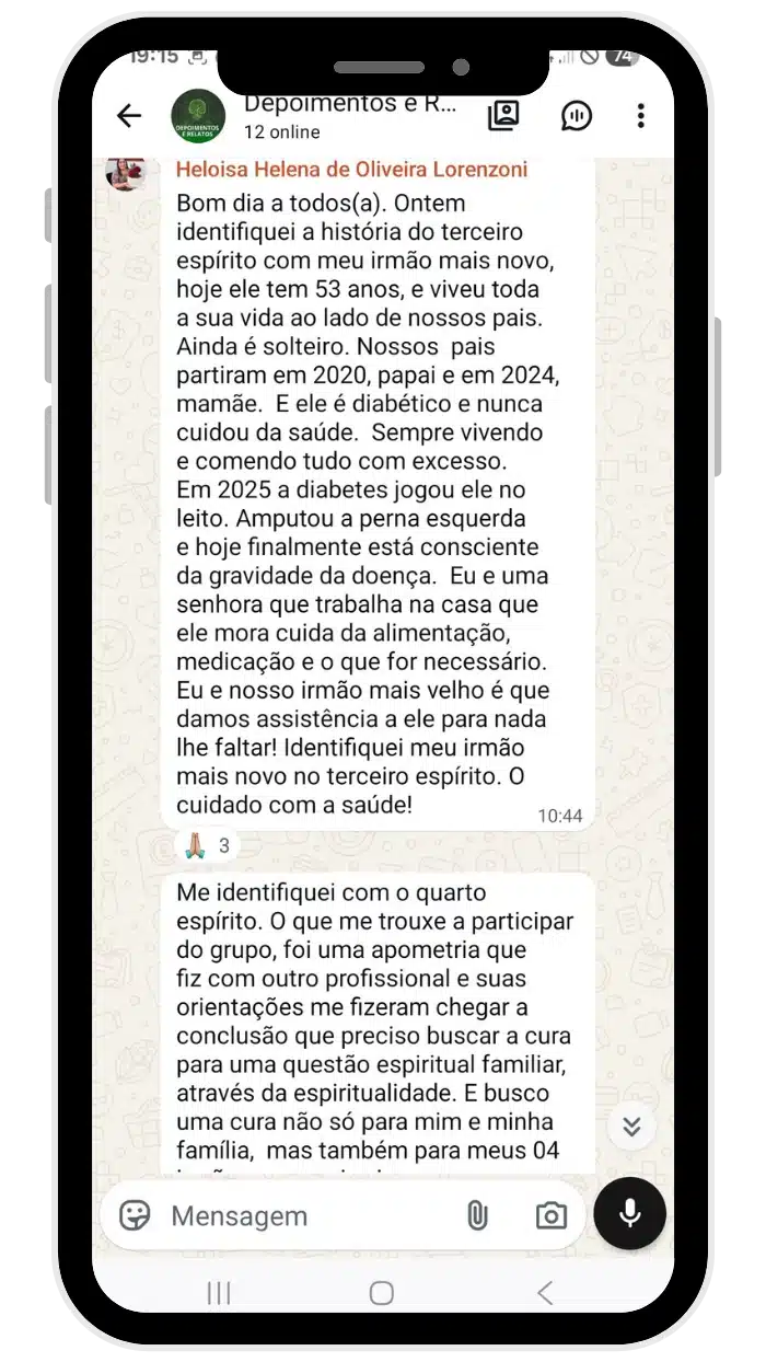 Depoimento de cliente do Casa Evolução