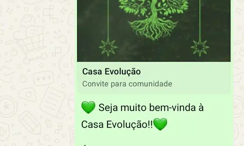 Entrando no grupo do WhatsApp